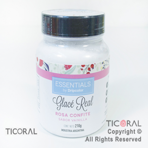 GLACE REAL ROSA CONFITE 210GR x 1